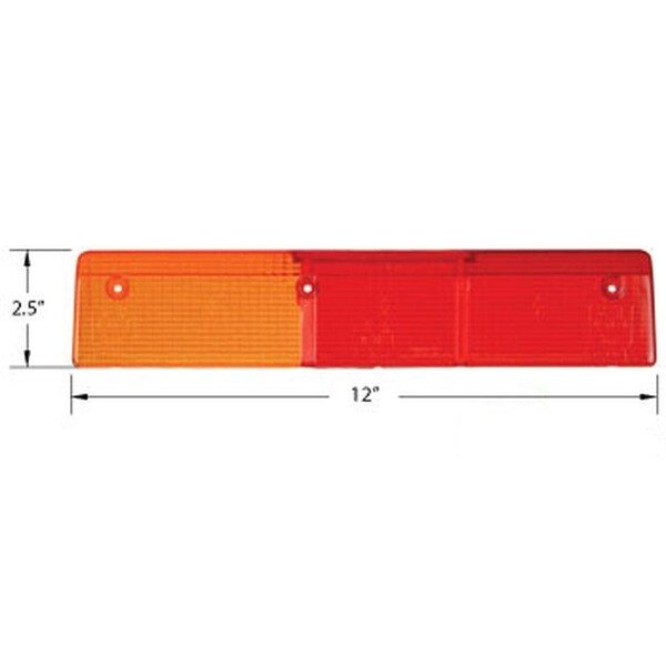 Aftermarket 9929834 LH Rear Light Lens Fits Fiat Tractor 446 566 570 670 1880 1580 666 ELJ50-0154 - main